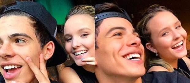 Os dois pareciam estar apaixonados Os dois pareciam estar apaixonados