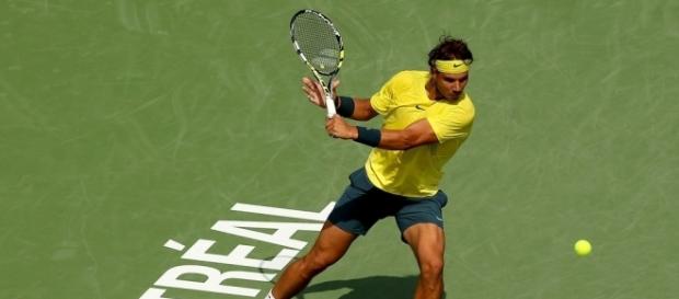 Rafael Nadal au tournoi de Montréal. Rafael Nadal au tournoi de Montréal.