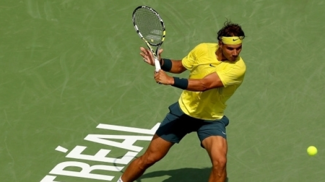 Rafael Nadal au tournoi de Montréal.