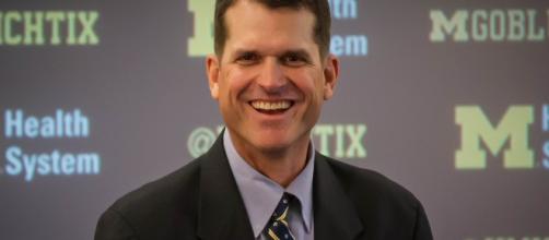 Jim Harbaugh is the only one responsible for the roster now. Eric Upchurch via Wikimedia Commons