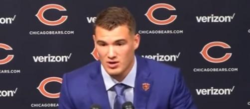 Mitchell Trubisky completed 18 of 25 passes for 166 yards and a touchdown -- Commercials Snapchat Instagram via YouTube