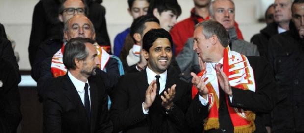 Blanc, Al Khelaifi et Vasilyev. Crédit photo : foot01.com Blanc, Al Khelaifi et Vasilyev. Crédit photo : foot01.com