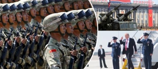 China se va implica dacă SUA va ataca prima Coreea de Nord Foto: Colaj imagini Creative Commons China se va implica dacă SUA va ataca prima Coreea de Nord Foto: Colaj imagini Creative Commons