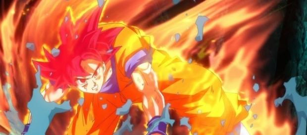 The return of the Super Saiyan God. - YouTube/MaSTAR Media The return of the Super Saiyan God. - YouTube/MaSTAR Media