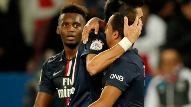 Lucas, Pastore et Bahebeck. Cr&eacute;dit photo : football.fr