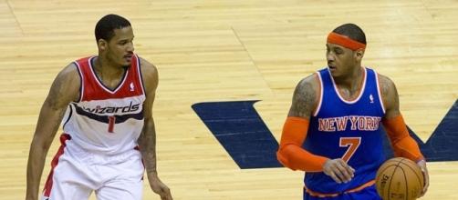 The New York Knicks and Houston Rockets are getting closer for Carmelo Anthony trade Wikimedia Commons/Keith Allison