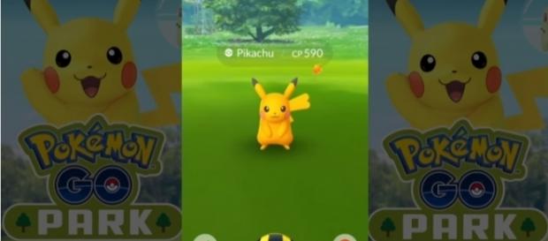 A shiny Pikachu in "Pokemon GO." via Youtube/Screenshot A shiny Pikachu in "Pokemon GO." via Youtube/Screenshot