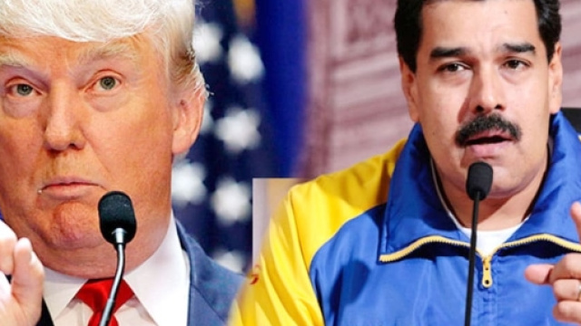 Il presidente degli Stati Uniti Donald Trump e quello del Venezuela Nicolas Maduro (Fonte: radio-miami.org)