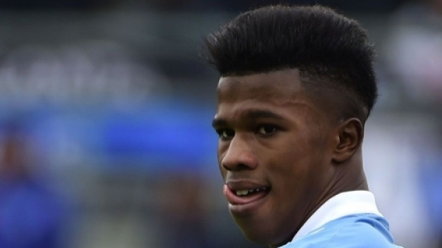 Keita Bald&egrave;, attaccante della Lazio escluso a sorpresa dalla sfida di Supercoppa