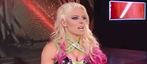 Alexa Bliss recently spoke about rumored backstage heat between her and Sasha Banks as well as how they work together. [Image via WWE/YouTube]