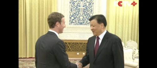 Senior Chinese Leader Meets with Facebook CEO Mark Zuckerberg. (via CCTV+/Youtube)