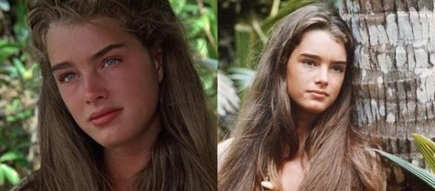 No filme 'A Lagoa Azul', Brooke fez a jovem Emmeline No filme 'A Lagoa Azul', Brooke fez a jovem Emmeline