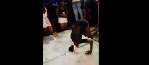 Vídeo viraliza na web após mostrar mulher quebrando o pescoço enquanto dançava