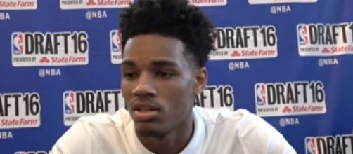 Dejounte Murray played just 38 games last season, averaging 3.4 points, 1.1 rebounds and 1.3 assists -- DraftExpress via YouTube