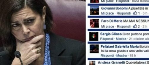 Insulti a Laura Boldrini, la Presidente della Camera dice #AdessoBasta.