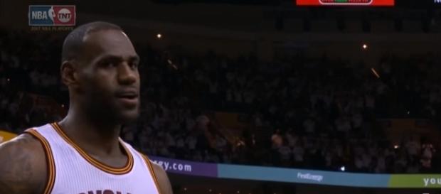 Lebron James during the 2017 Playoffs against the Indiana Pacers (c) https://www.youtube.com/channel/UCWJ2lWNubArHWmf3FIHbfcQ Lebron James during the 2017 Playoffs against the Indiana Pacers (c) https://www.youtube.com/channel/UCWJ2lWNubArHWmf3FIHbfcQ