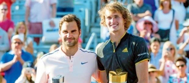 Roger Federer, subcampeón, y Alexander Zverev, campeón en Montreal Roger Federer, subcampeón, y Alexander Zverev, campeón en Montreal