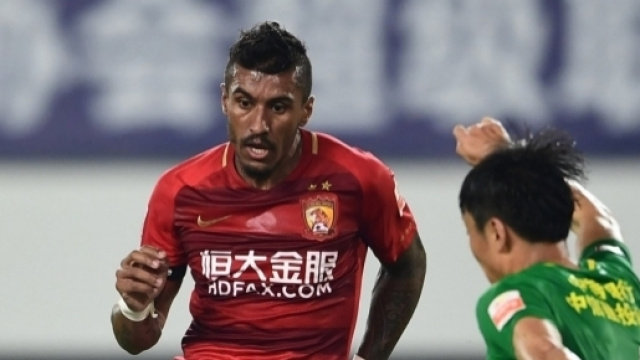 Paulinho sous les couleurs du Guangzhou Evergrande la saison derni&egrave;re (&copy; DR)