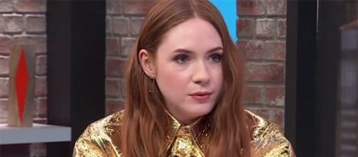 Karen Gillan will reprise her role as Nebula for the third time in next year's "Avengers: Infinity War." (YouTube/PEOPLE)