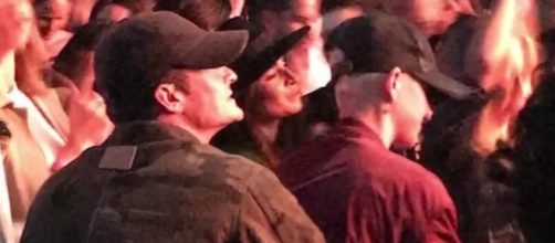 Katy Perry and Orlando Bloom photographed at the Los Angeles concert of Ed Sheeran over the weekend - YouTube/CELEBRITY NEWS