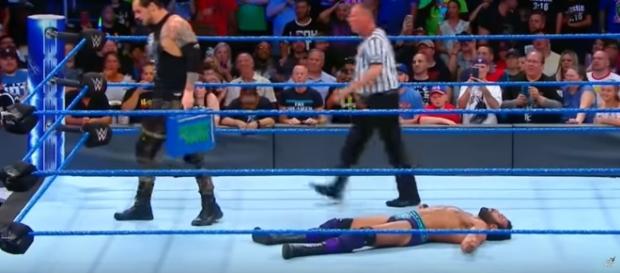 Baron Corbin cashed in his MITB contract. Image courtesy: Youtube/aRaYMeDiA 2.0 Baron Corbin cashed in his MITB contract. Image courtesy: Youtube/aRaYMeDiA 2.0