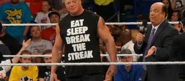 Brock Lesnar and Paul Heyman/ photo by Miguel Discart via Flickr Brock Lesnar and Paul Heyman/ photo by Miguel Discart via Flickr