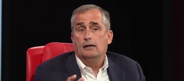 Intel CEO Brian Kzacnich just quit the manufacturing council. - Image credit - Record/YouTube. Intel CEO Brian Kzacnich just quit the manufacturing council. - Image credit - Record/YouTube.