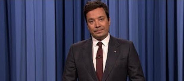 Jimmy Fallon speaks from a father's heart about Charlottesville tragedy. Screencap NBC News/YouTube Jimmy Fallon speaks from a father's heart about Charlottesville tragedy. Screencap NBC News/YouTube