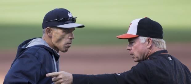 Joe Girardi, Buck Showalter | Yankees at Orioles 04/13/15 | Flickr - flickr.com Joe Girardi, Buck Showalter | Yankees at Orioles 04/13/15 | Flickr - flickr.com