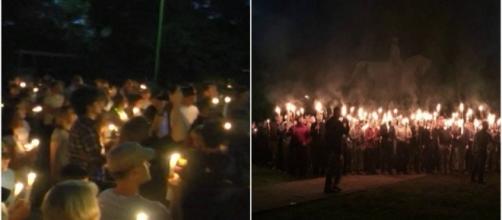 Counter-rally lights up Lee Park with candles, not torches | WTVR.com - wtvr.com