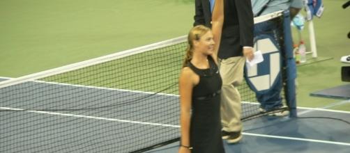 Maria Sharapova at the 2006 US Open. Her win here helped her earn a wildcard entry for 2017. / from 'Wikimedia Commons' - commons.wikimedia.com