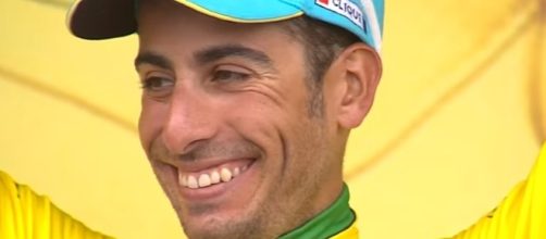Fabio Aru in maglia gialla al Tour de France