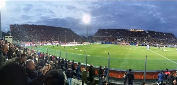 Lo stadio Ezio Scida di Crotone.