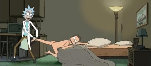 An alleged screenshot from "Rick and Morty's fifth episode An alleged screenshot from "Rick and Morty's fifth episode