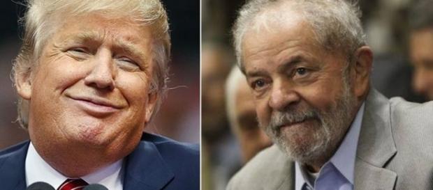 Presidente do Estados Unidos e o ex-presidente do Brasil Presidente do Estados Unidos e o ex-presidente do Brasil