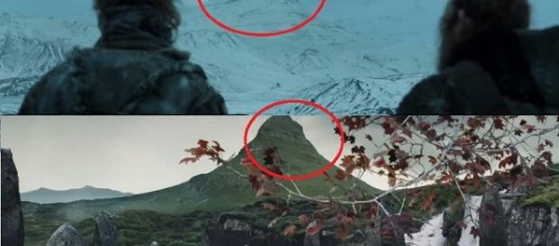 The Arrowhead mountain. Screencap: GameofThrones, Kristina R via YouTube The Arrowhead mountain. Screencap: GameofThrones, Kristina R via YouTube