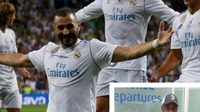 Benzema marque à la 39e et Matuidi à Turin