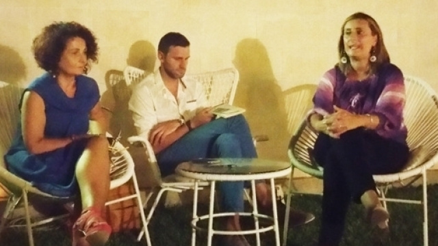 Conversazione letteraria ieri sera a Noto