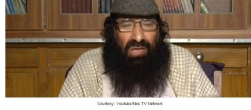 Mohammad Yusuf Shah of Hizbul Mujahideen. [Image via Youtube/Neo TV Network]