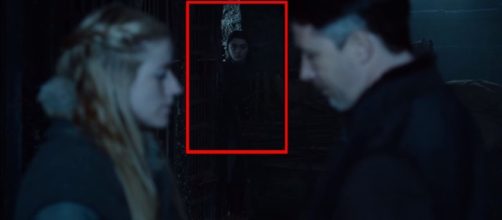 Arya Stark spies on Littlefinger (Davos Seaworth / YouTube)