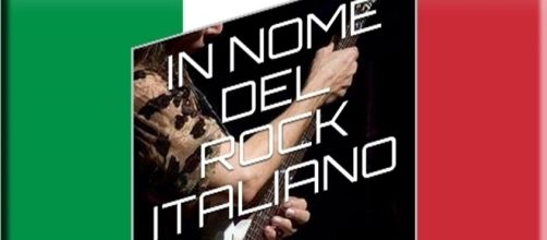 Cover del libro 'In nome del rock italiano'.
