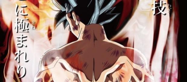 Imagen promocional de Goku en su nueva forma Imagen promocional de Goku en su nueva forma