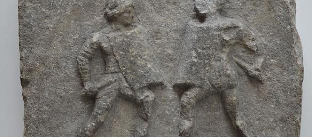 Marble relief of female gladiators (Carole Raddato wikimedia) Marble relief of female gladiators (Carole Raddato wikimedia)
