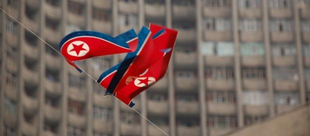 North Korean Flag courtesy of Flickr. North Korean Flag courtesy of Flickr.