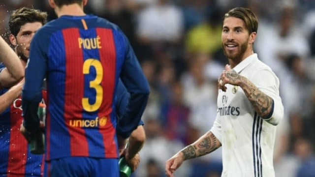 Gerard Piqué et Sergi Ramos - Liga