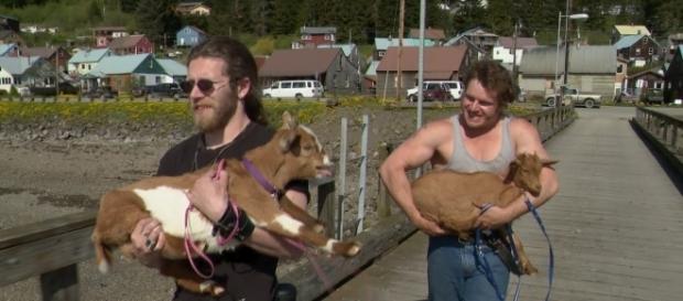 'Alaskan Bush People' Bam and Gabe promo shot ** w/ permission Discovery Channel 'Alaskan Bush People' Bam and Gabe promo shot ** w/ permission Discovery Channel