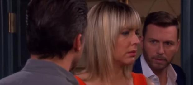 'Days of our Lives' Nicole, Brady, and Eric. (Image via YouTube screengrab/NBC) 'Days of our Lives' Nicole, Brady, and Eric. (Image via YouTube screengrab/NBC)
