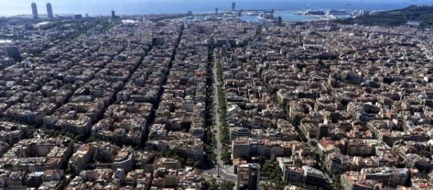 La ciudad de Barcelona, España. La ciudad de Barcelona, España.