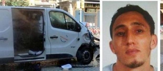 Un des suspects, Driss Oukabir, aurait loué la camionnette qui a foncé dans la foule à Barcelone Un des suspects, Driss Oukabir, aurait loué la camionnette qui a foncé dans la foule à Barcelone