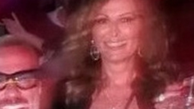Daniela Santanchè con Gianluca Vacchi a un vip birthday